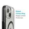 Speck Presidio Perfect-Clear with Impact Geometry + MagSafe - iPhone 15 Plus / 14 Plus Case with MICROBAN Coating (Clear / Black