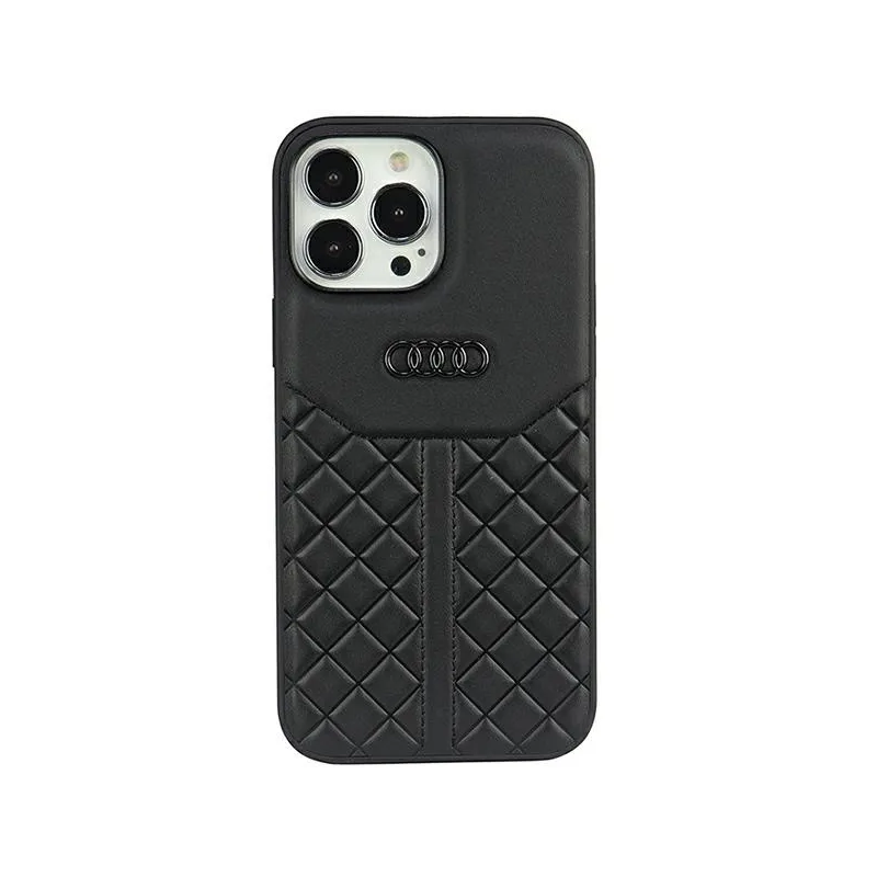 Audi Genuine Leather - Case for iPhone 13 Pro Max (Black)