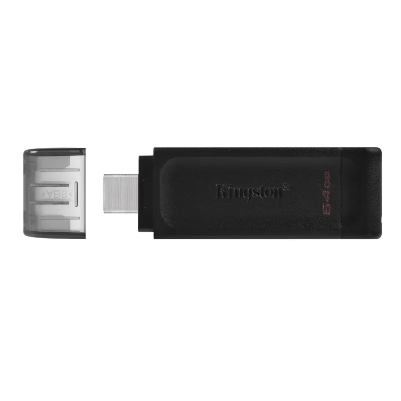 USB stick Kingston DT70/64GB usb c Black 64 GB