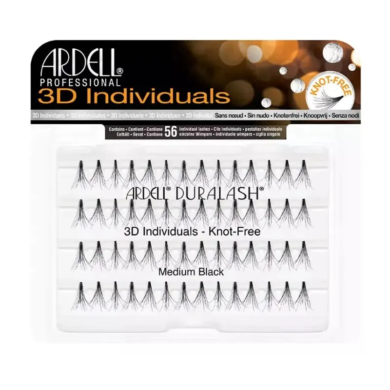Накладные ресницы 3D Medium Black Ardell E001-21P-022075