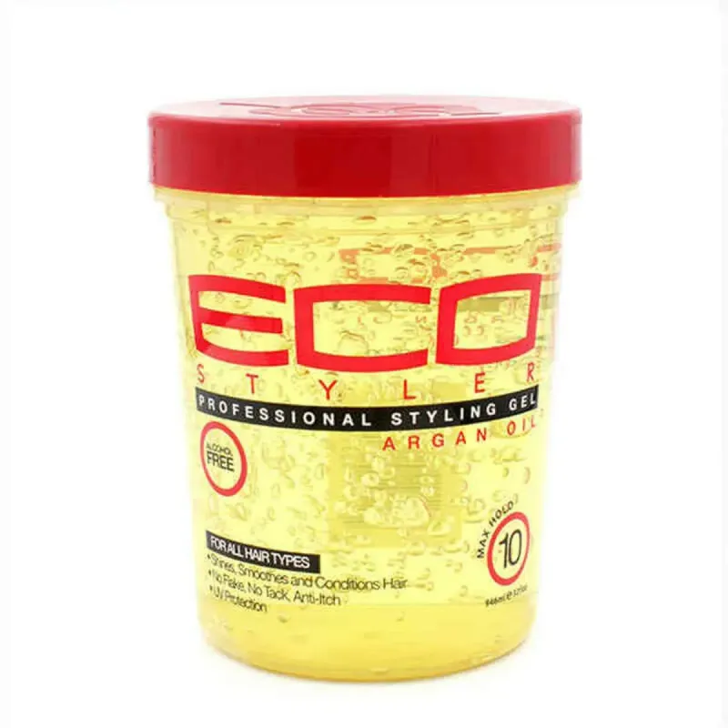 Keskmise tugevusega fikseeriv geel Eco Styler Styler Styling 946 ml Argaaniõli