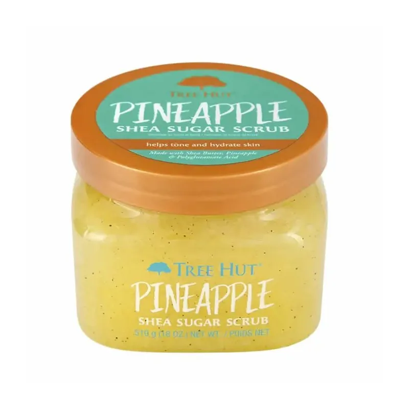 Vartalon kuorinta-aine Tree Hut   510 g Ananas