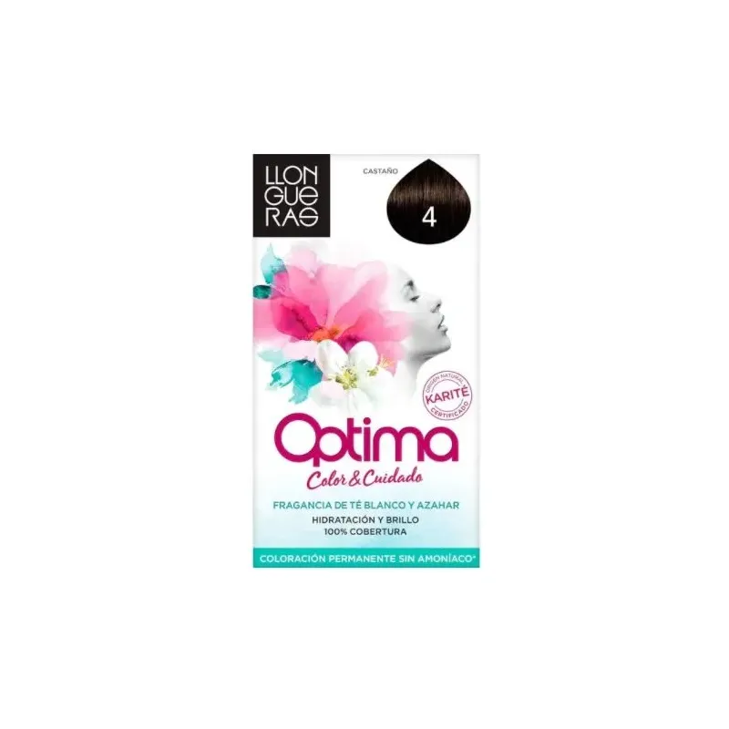 Llongueras Optima Hair Colour 4 Brown