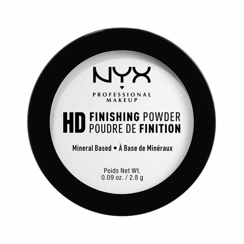 Kompaktie Pūderi NYX Hd Finishing Powder Caurspīdīgs 2,8 g Sārtums