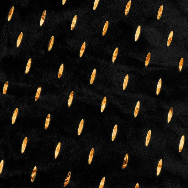 Gultas pārklājs Springos HA7307, pleds 200x220 cm, sega dīvānam, melns