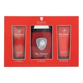 Tonino Lamborghini Sportivo Eau De Toilette 125 ml suihkugeeli 100 ml Balsamo After Shave 100 ml