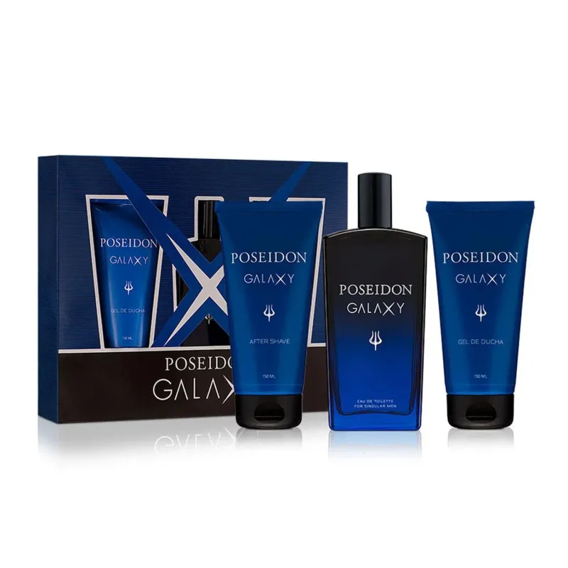 Miesten parfyymisetti Poseidon Poseidon Galaxy 3 Kappaletta