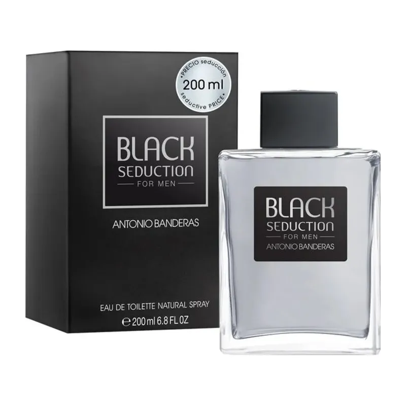 Antonio Banderas Black Seduction Eau de Toilette Spray 200ml