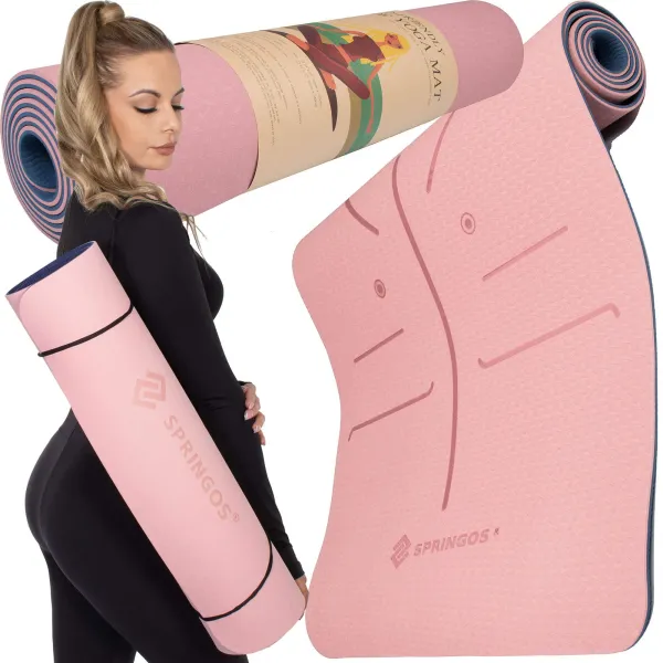Коврик для йоги Springos YG0014 183 см