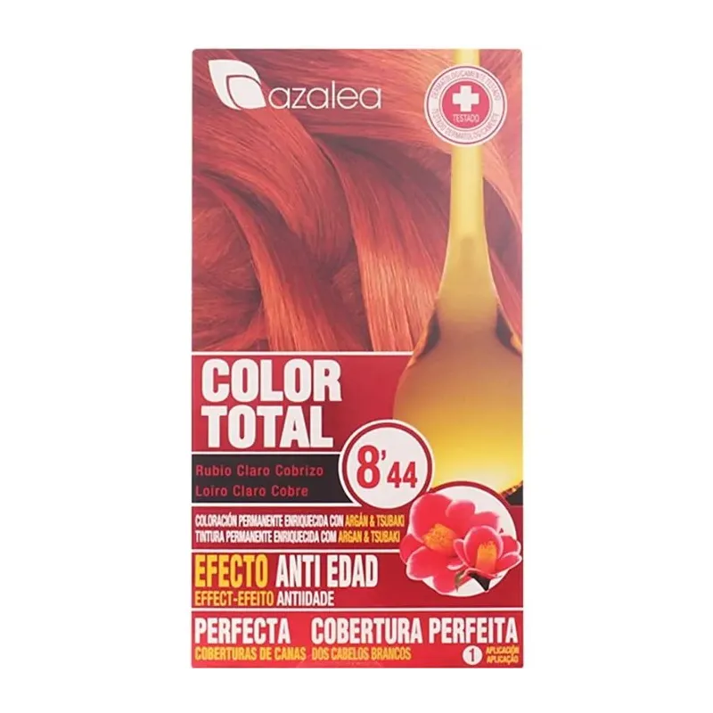 Azalea Color Total 8,44 Light Blond Hair Copper