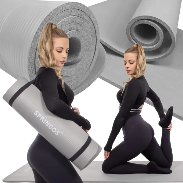 Jogas paklājiņš Springos YG0032 183 cm