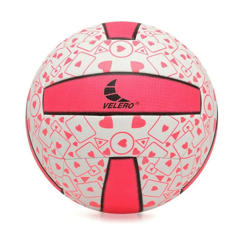 Volejbola bumba 220 - 230 gr 20 - 23 cm Rozā PVC