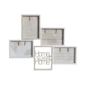 Картина-Фоторамка с Щипчиками DKD Home Decor Деревянный MDF Средиземноморье 59 x 4 x 48 cm