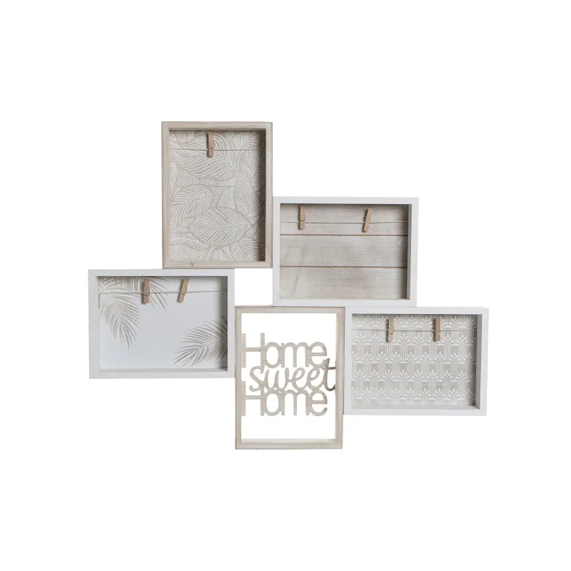 Картина-Фоторамка с Щипчиками DKD Home Decor Деревянный MDF Средиземноморье 59 x 4 x 48 cm