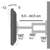 TV Statīvs Techly ICA-LCD 2903 19" 37" 25 kg