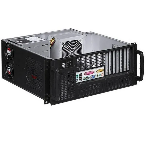 ATX Pus-torņveida Kārba Techly 307377 Melns