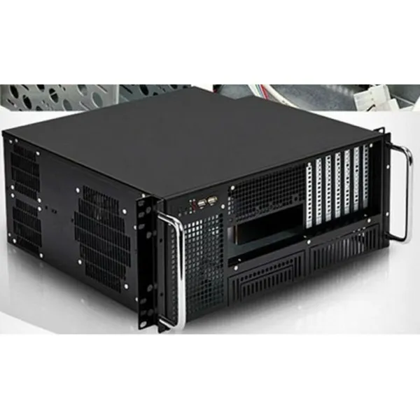 ATX Pus-torņveida Kārba Techly 307377 Melns
