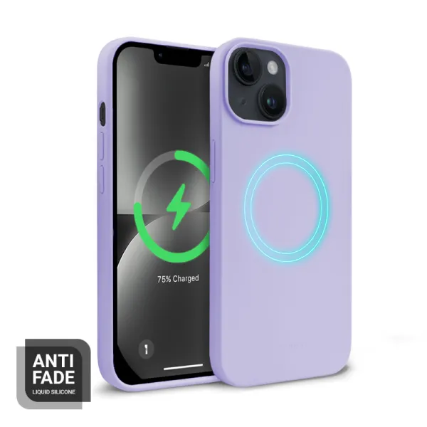 Crong Color Cover Magnetic - iPhone 14 / iPhone 13 MagSafe Case (Purple)