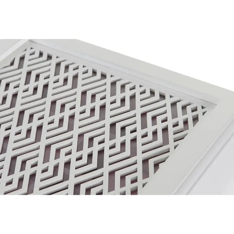 Kellorasia DKD Home Decor Valkoinen Vaaleanpunainen Kristalli Puu MDF 29 x 20 x 9 cm (12 osaa)