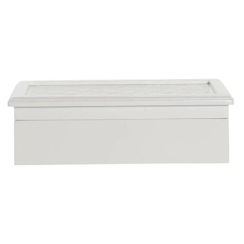 Kellorasia DKD Home Decor Valkoinen Vaaleanpunainen Kristalli Puu MDF 29 x 20 x 9 cm (12 osaa)