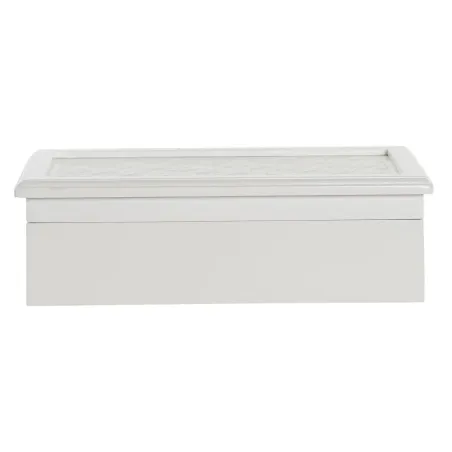 Karp kellade jaoks DKD Home Decor Valge Heleroosa Kristall Puit MDF 29 x 20 x 9 cm (12 Ühikut)