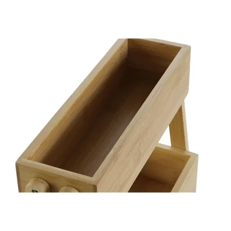 DKD Home Decor -hylly, puu, bambu, 27 x 12 x 25 cm
