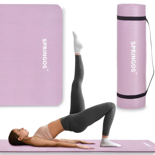Fitnesa paklājiņš Springos YG0038 183 cm