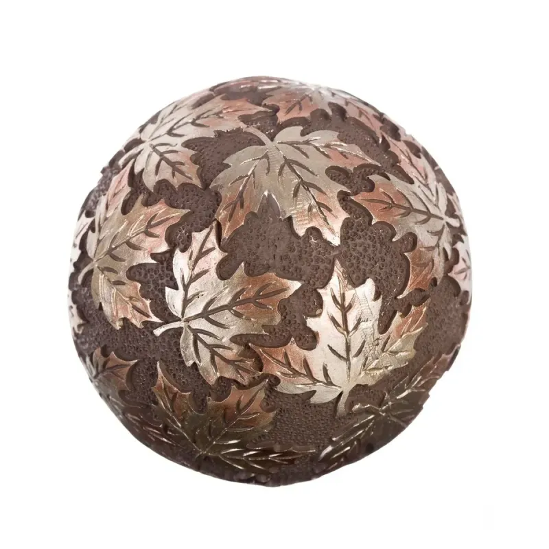 Rutuliukų Dekoracija Rudos Bronzos Spalvos 10 x 10 x 10 cm (8 Vnt.)