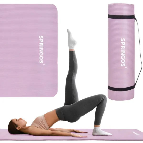 Fitnesa paklājiņš Springos YG0038 183 cm