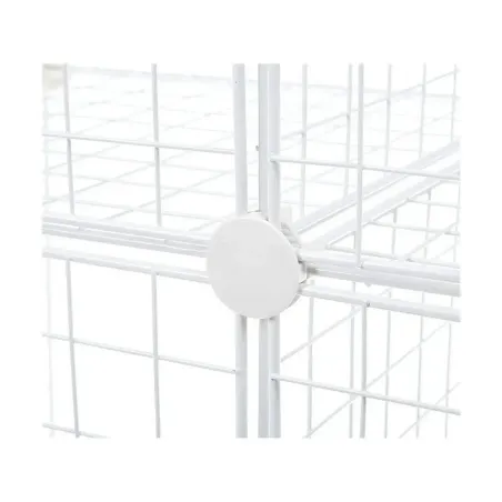 Riiulid Confortime valge 4 sektsiooniga restidega 35 x 35 cm