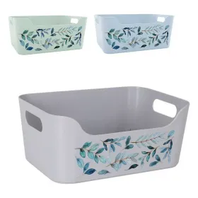 Snack tray La Mediterránea Flowers 20 x 13 x 2 cm (24 Units)