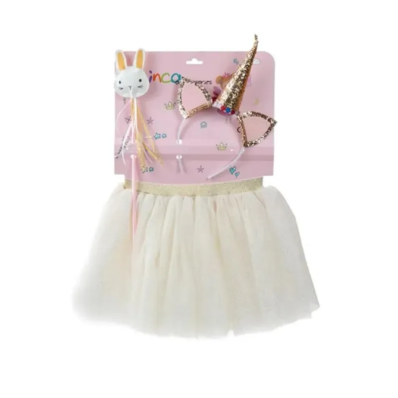 Tutu Inca White Unicorn 24-36 Months (3 Pieces)