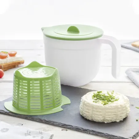 Mould for Making Fresh Cheese with Manual and Recipes Freashy InnovaGoods