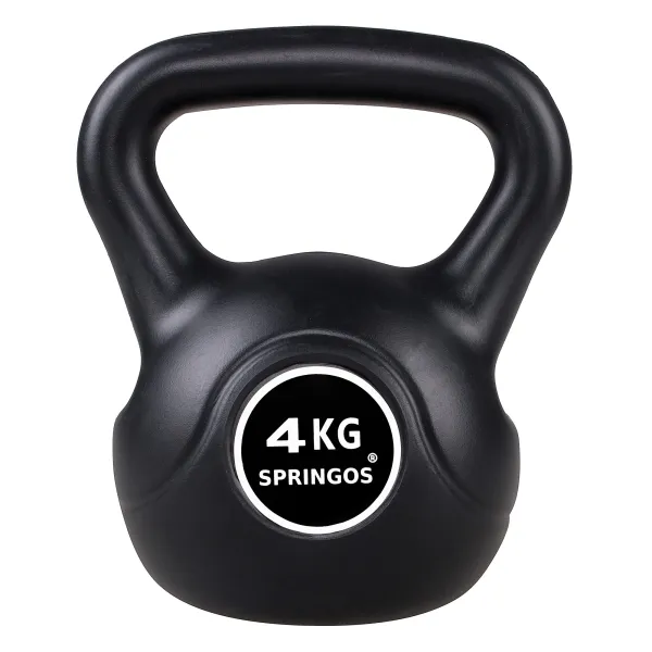 Kettlebell Springos FA1001, 4 kg, ABS