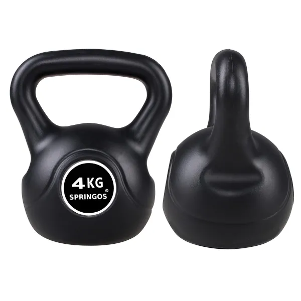 Kettlebell Springos FA1001, 4 kg, ABS
