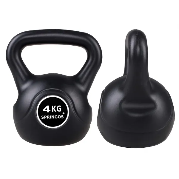 Kettlebell Springos FA1001, 4 kg, ABS