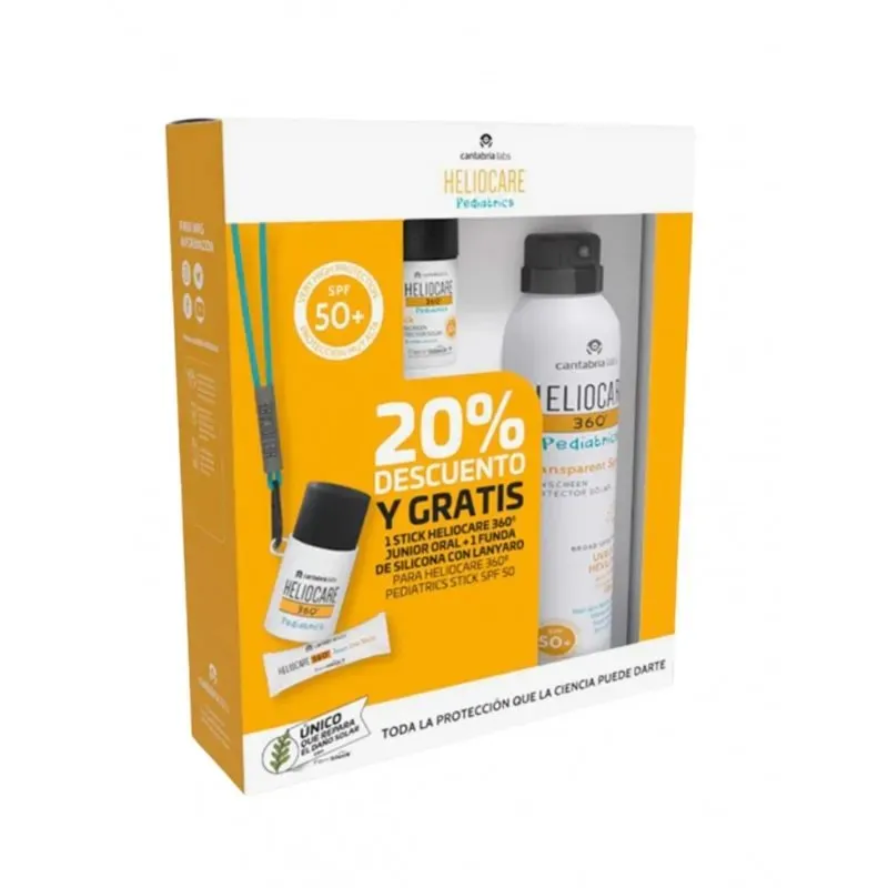 Facial Sun Cream Heliocare Pediatrics Lote 4 Pieces