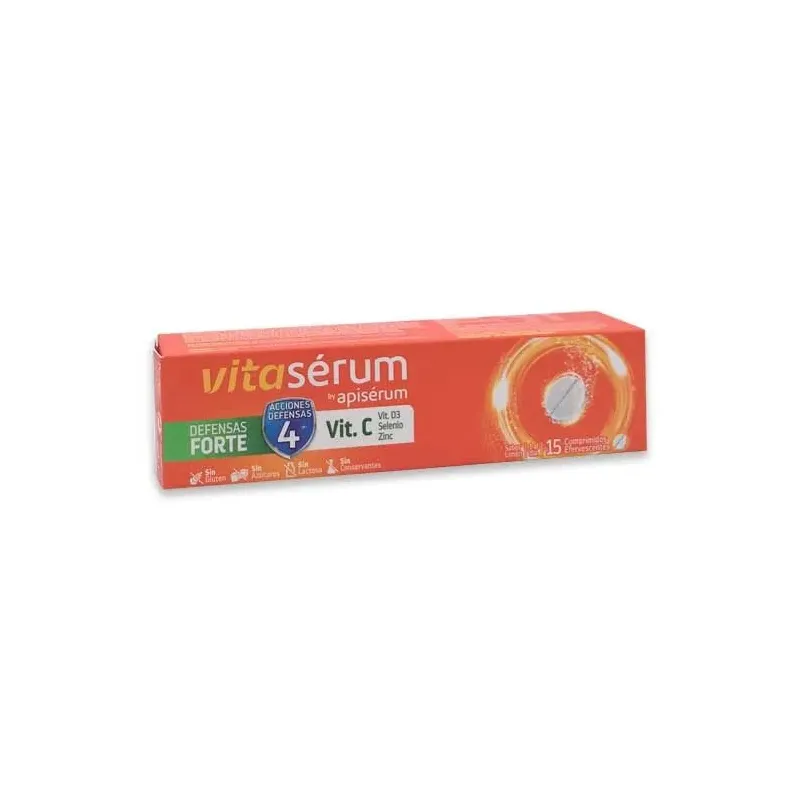 Vitaserum By Apiserum Defensas Forte Vit C 15 Tablets