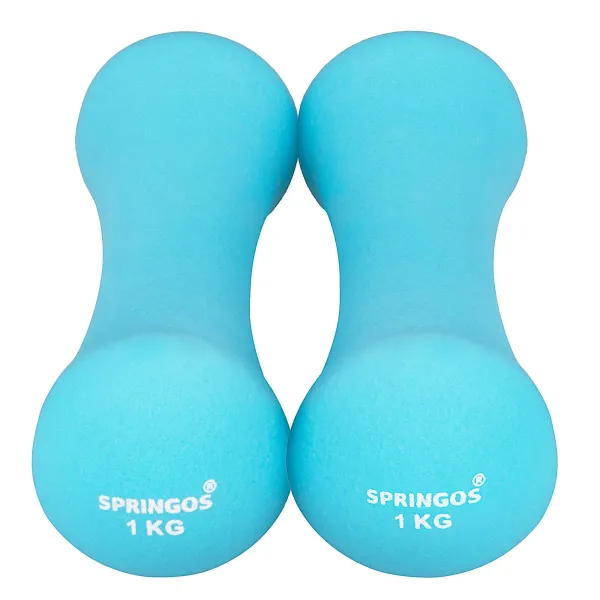 Neoprēna hanteles Springos FA1038 2x1 kg