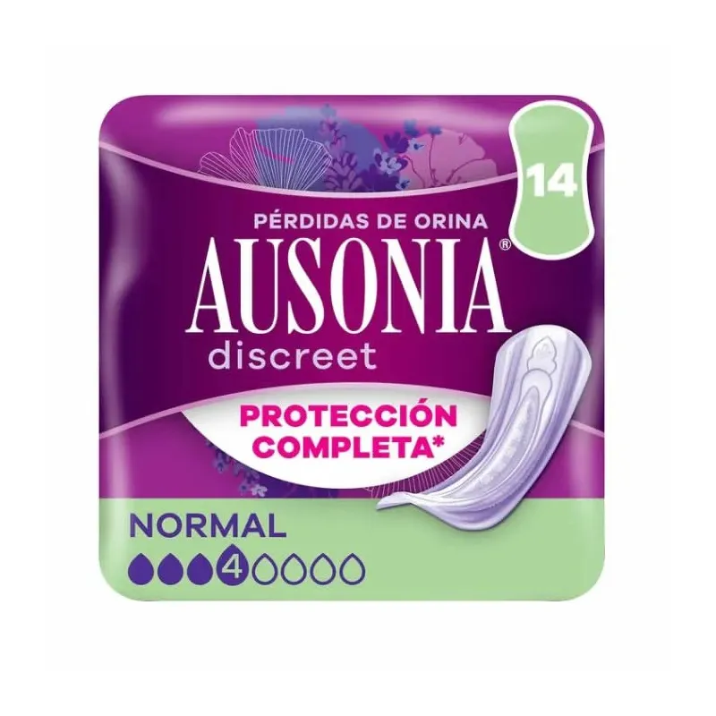 Sanitārais Ieliktnītis Urīna Nesaturēšanai Ausonia DISCREET 14 gb.