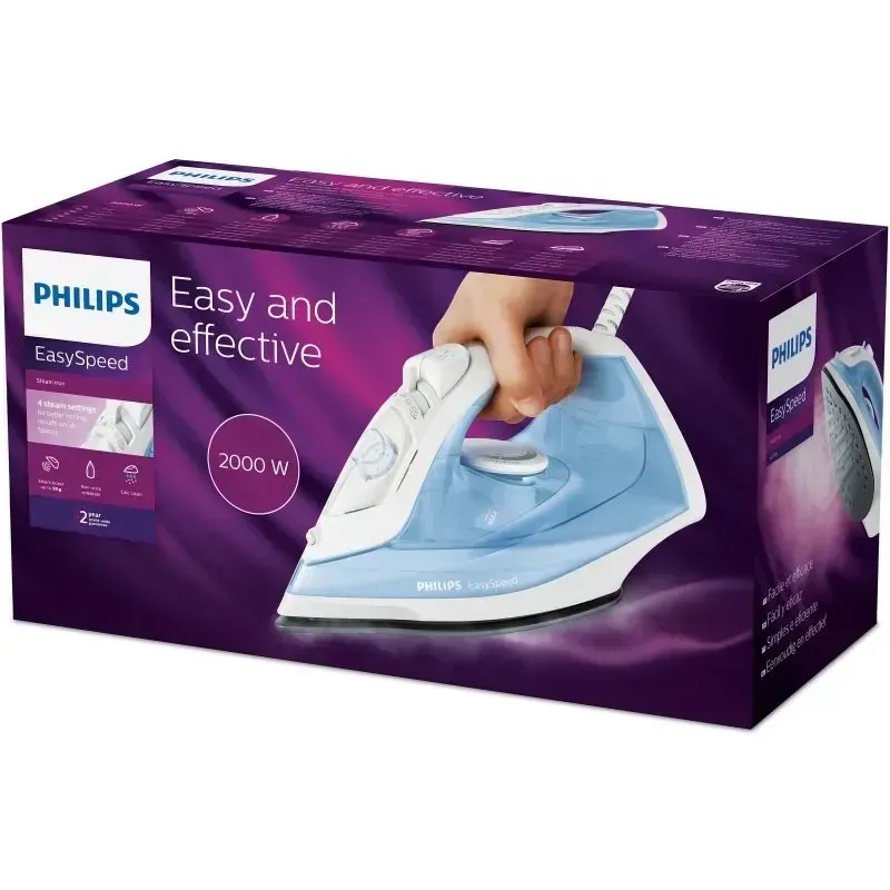 Aurutriikraud Philips EasySpeed 90 gr/min sinine 2000W (täppis-triikraud)