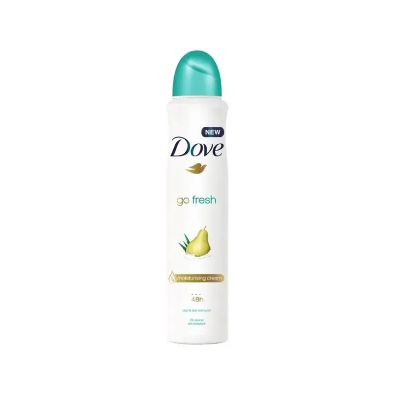 Dove Go Fresh Pear And Aloe Vera Deodorant Antiperspirant 48h Spray 250ml
