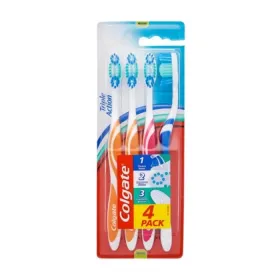 „Colgate“ trigubo veikimo dantų šepetėlis, 4 vnt.