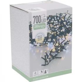 Christmas LED lights, warm/cold white, 14 m