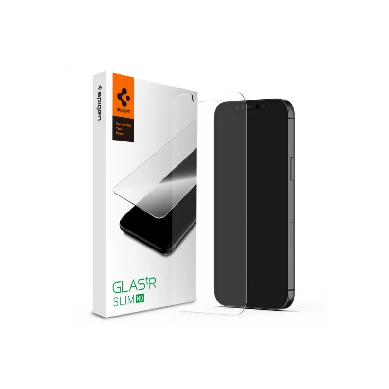 Spigen Glas.TR Slim - Tempered glass with privacy filter for iPhone 14 / iPhone 13 Pro / iPhone 13