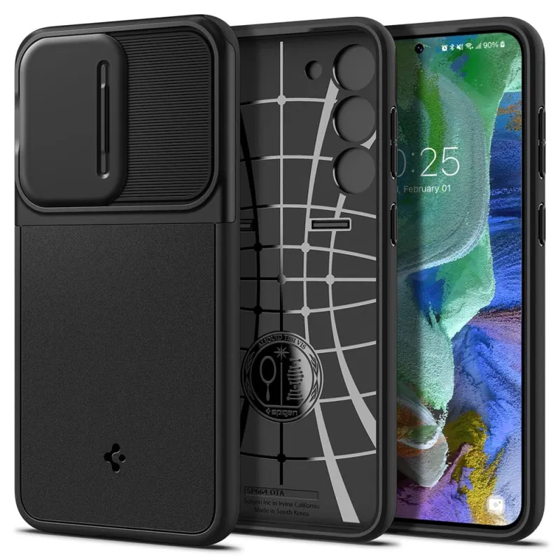 Spigen Optik Armor - Case for Samsung Galaxy S23 (Black)