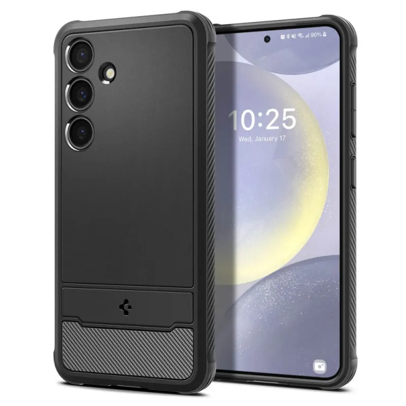 Spigen Rugged Armor - Case for Samsung Galaxy S24+ (Matte Black)