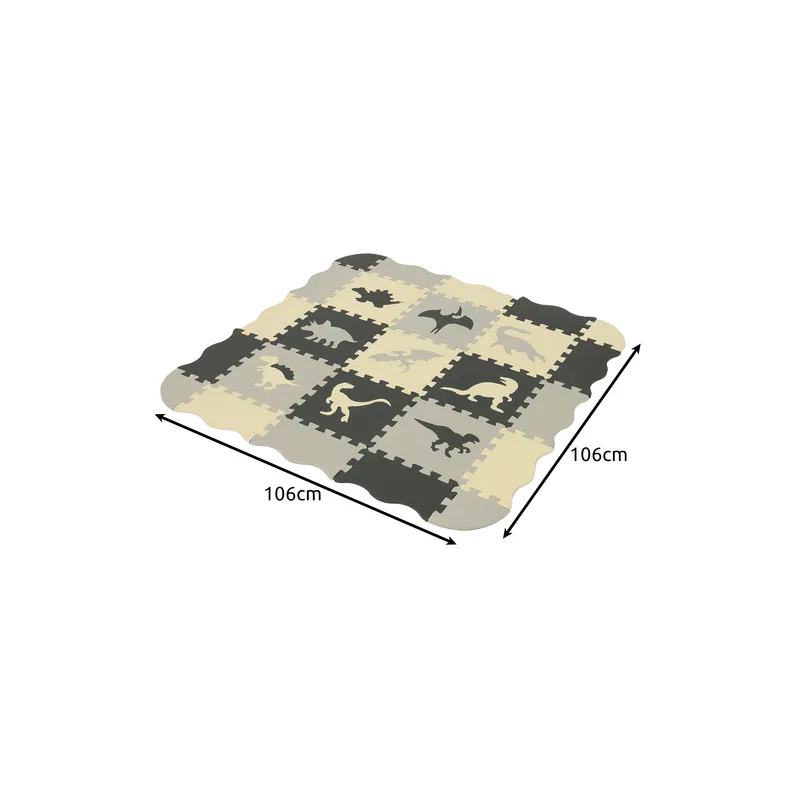 Vaahtomuovipalapeli 30,5x30,5cm 35 palaa Kruzzel 25785
