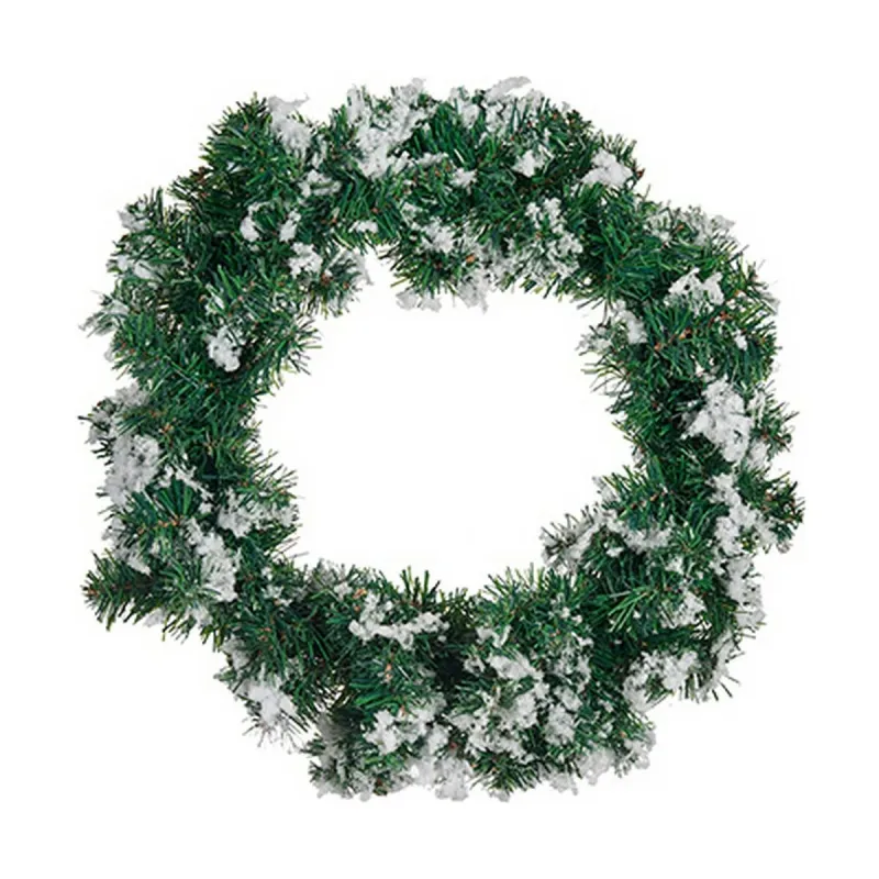 Advent wreathe Krist+ White Green Snowflakes