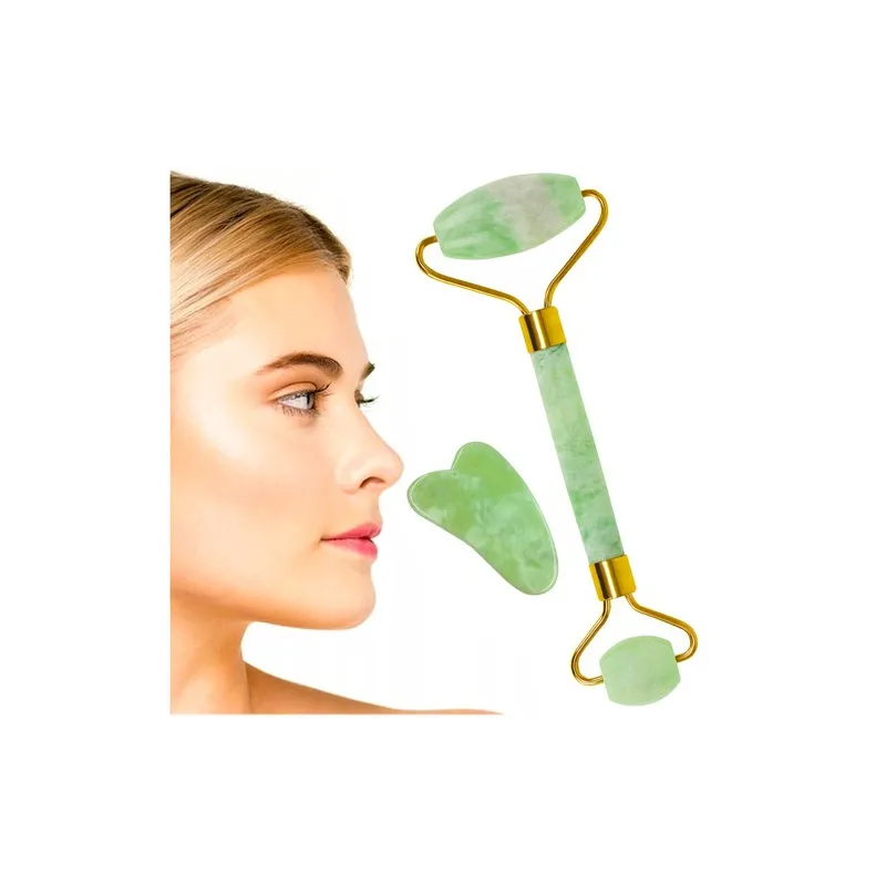Jadeite facial massager